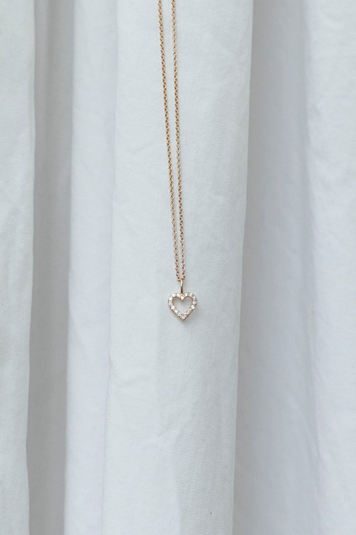 Astrid Diamond Heart Necklace