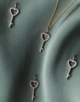 Astrid Diamond Key Pendant