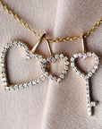 Astrid Diamond Key Pendant