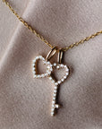 Astrid Diamond Key Pendant