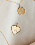 Astrid Solid Gold Heart Necklace