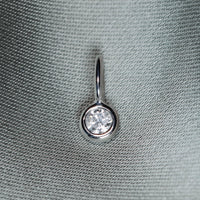 Greta diamantberlock, 18k gult guld / vitt guld