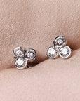 Beata Bezel Diamond Earrings