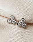 Beata Bezel Diamond Earrings