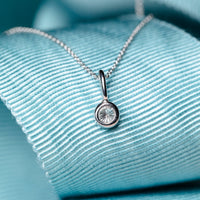 Greta diamanthalsband, 18k gult guld / vitguld