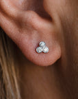 Beata Bezel Diamond Earrings