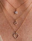 Astrid XL Diamond Heart Necklace