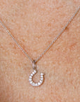 Klara Diamond Horseshoe Necklace