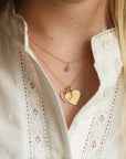 Astrid Solid Gold Heart Necklace