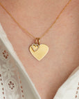 Astrid Solid Gold Heart Necklace