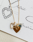 Astrid Solid Gold Heart Necklace