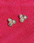 Beata Bezel Diamond Earrings