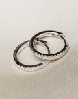 Ingrid Diamond Hoop Earrings
