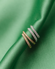 Ingrid Diamond Hoop Earrings
