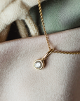 Greta diamanthalsband, 18k gult guld / vitguld