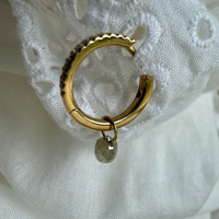 Stella Raw Diamond berlock, 18k gult guld