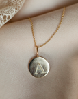 Alice Solid Gold Round Necklace