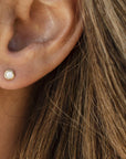 Ebba von Sydow Jewelry Signaturörhänge Alma, 18k guld Signature diamond earrings Alma 18k