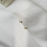 Ebba von Sydow Jewelry Signaturörhänge Alma, 18k guld Signature diamond earrings Alma 18k 