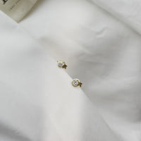 Ebba von Sydow Jewelry Signaturörhänge Alma, 18k guld Signature diamond earrings Alma 18k