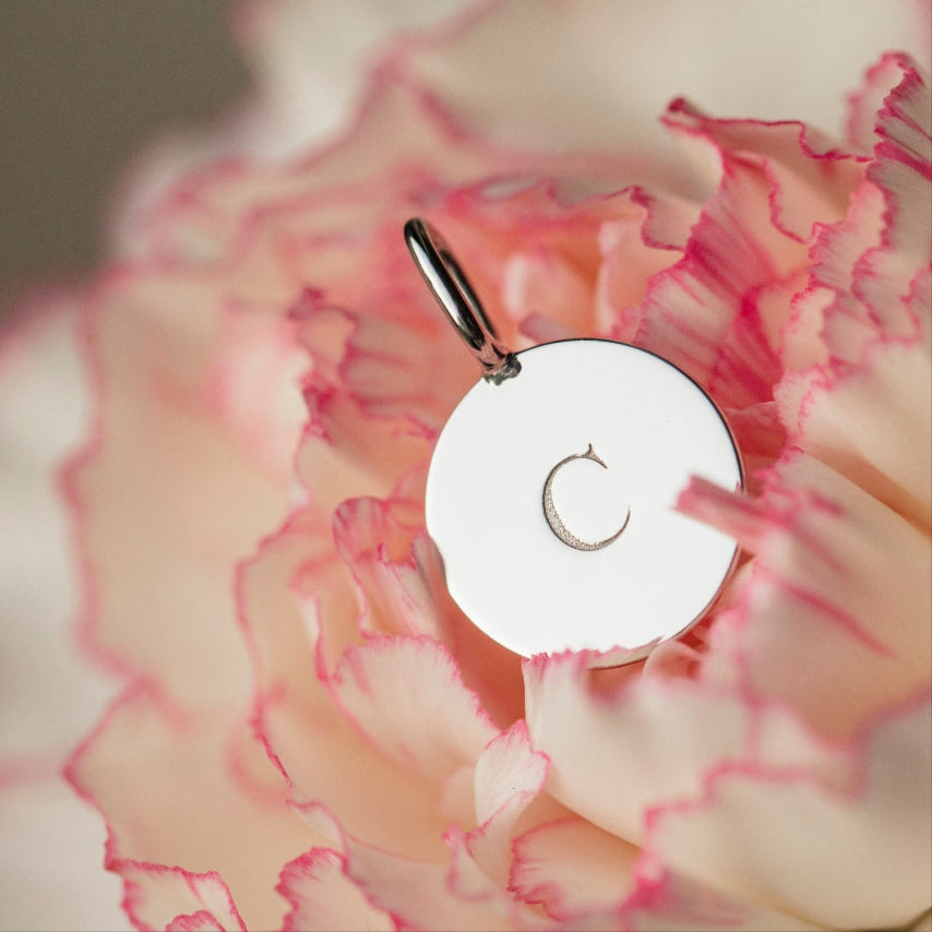 Silveria Round Pendant, 925 Sterling Silver
