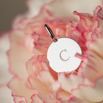 Silveria Round Pendant, 925 Sterling Silver