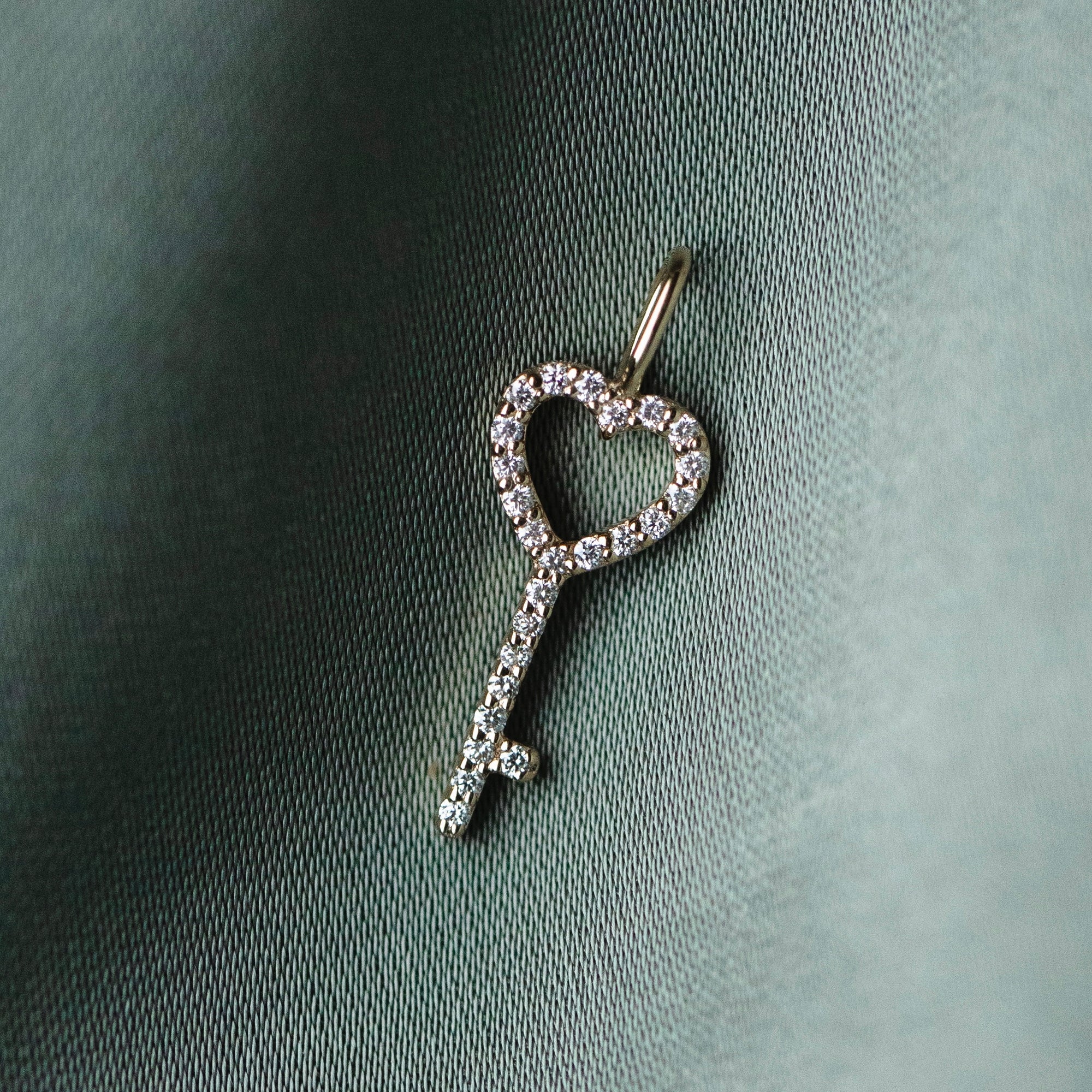 Astrid Diamond Key Pendant