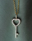 Astrid Diamond Key Necklace