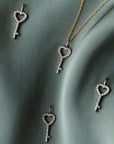 Astrid Diamond Key Pendant