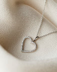 Astrid XL Diamond Heart Necklace