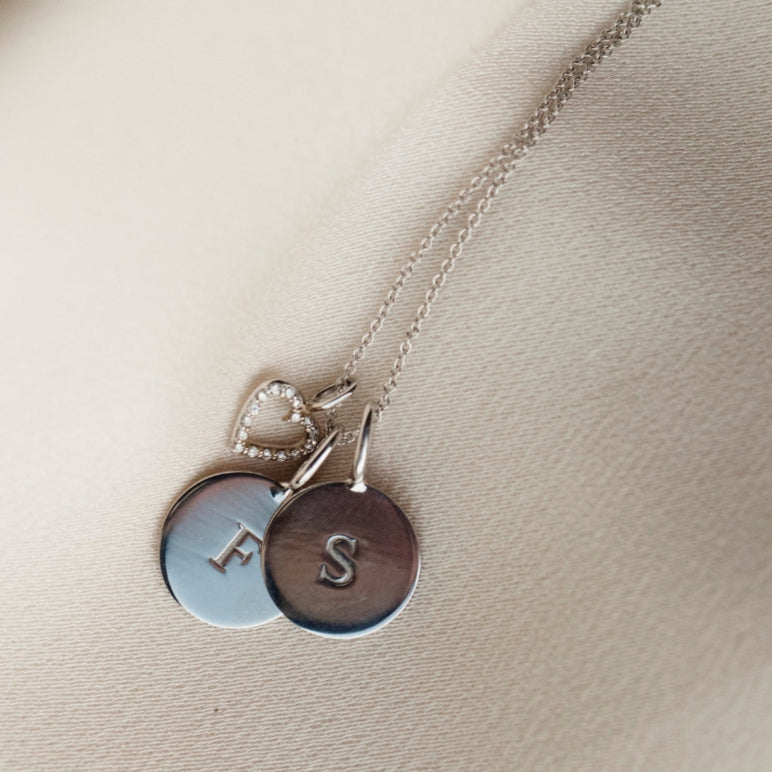 Silveria Round Pendant, 925 Sterling Silver