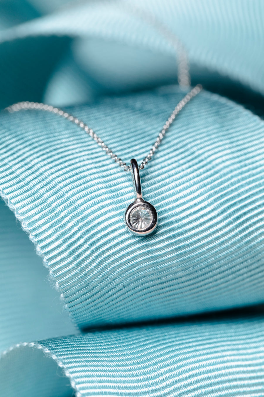 Greta diamanthalsband, 18k gult guld / vitguld