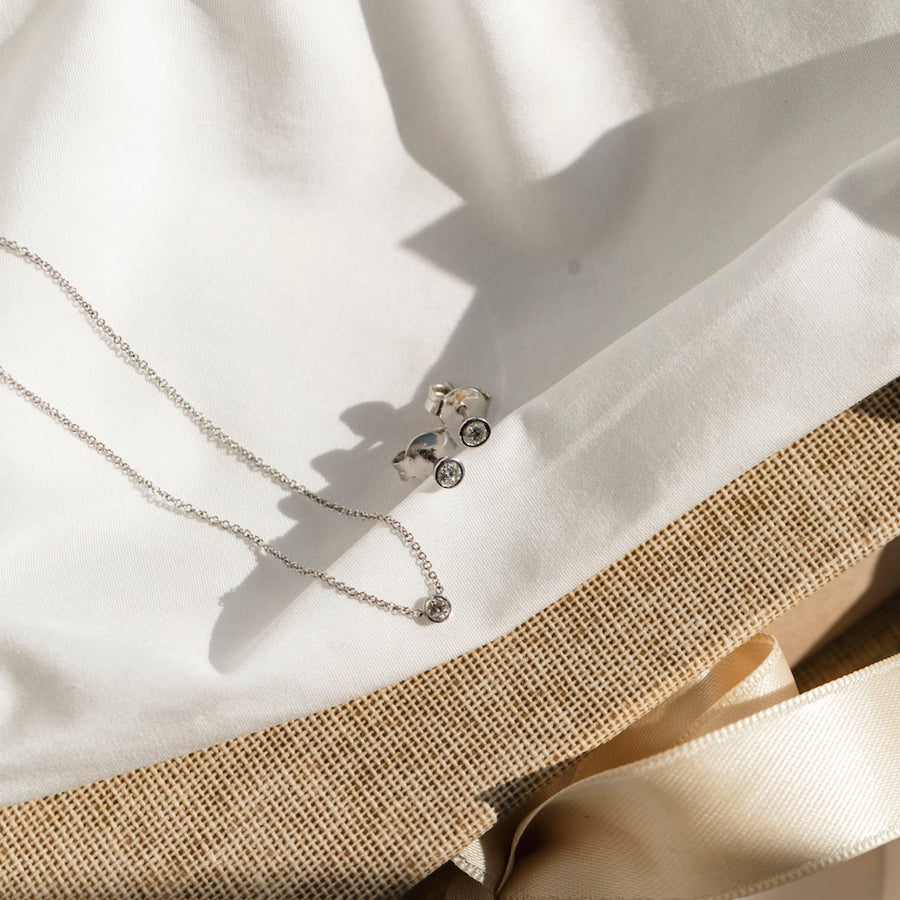 Mary & Elin signatur-set, 18k gult guld / vitguld