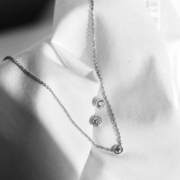 Mary & Elin signatur-set, 18k gult guld / vitguld