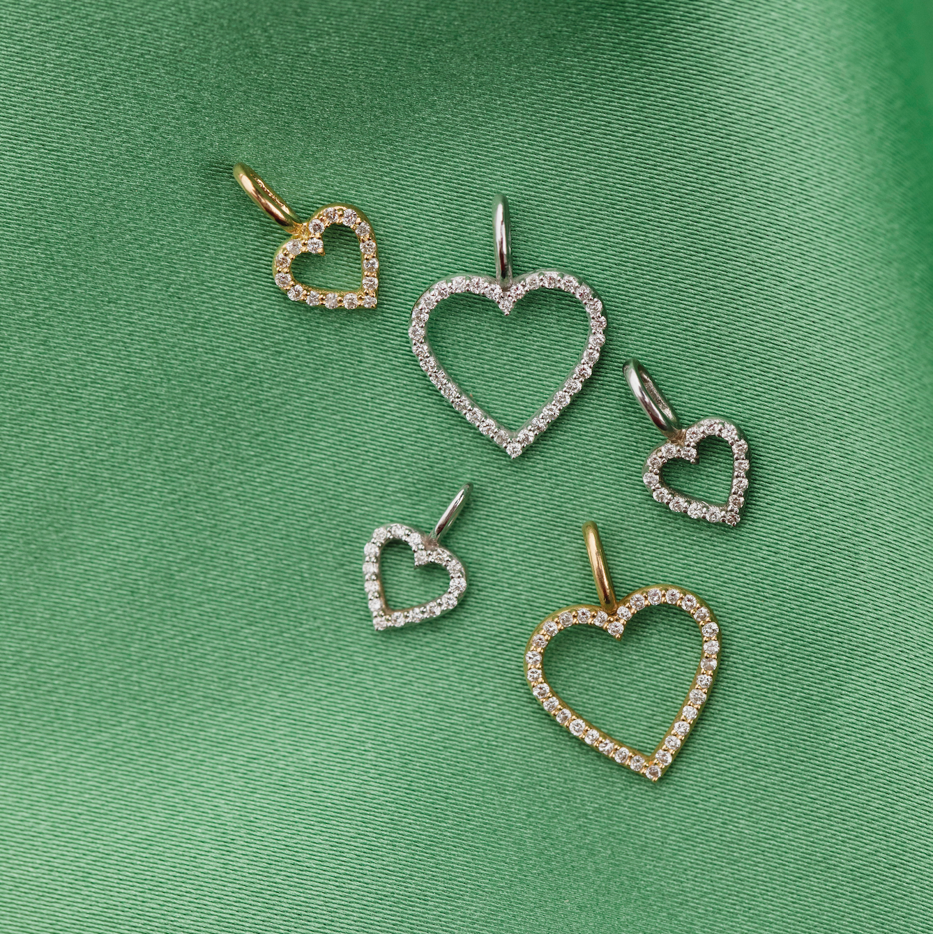Astrid XL Diamond Heart Pendant – Ebba von Sydow Jewelry