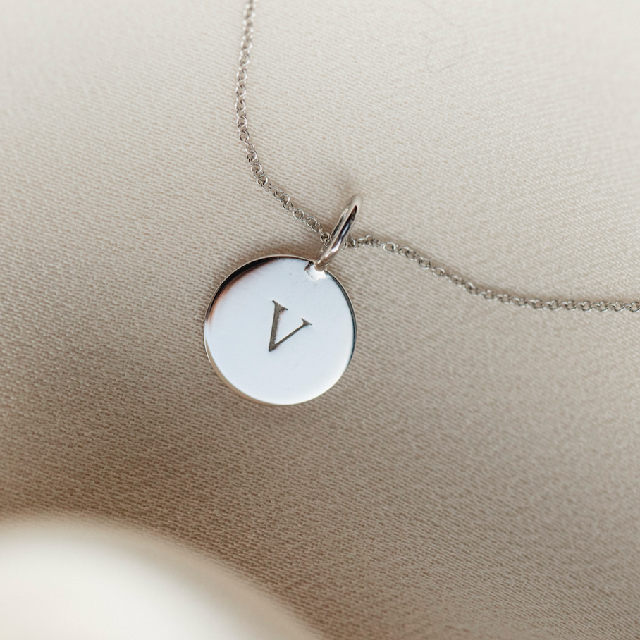 Silveria Round Pendant, 925 Sterling Silver