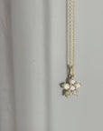Amy Necklace, 18K Yellow Gold / White Gold