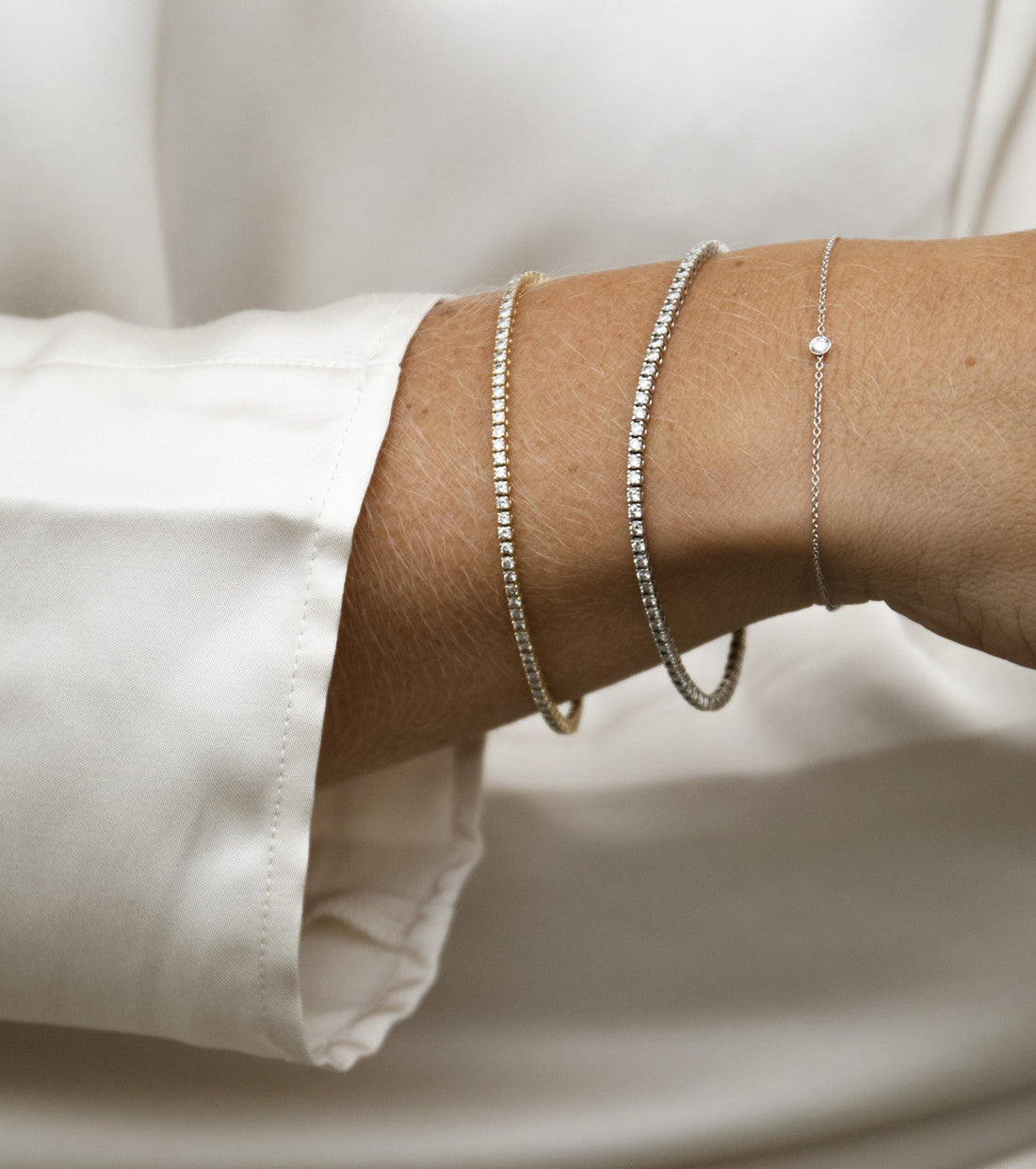 Ebba von Sydow Jewelry Tennisarmband Elise, 18k guld  - Diamantarmband - Diamond tennis bracelet Elise, 18k gold 