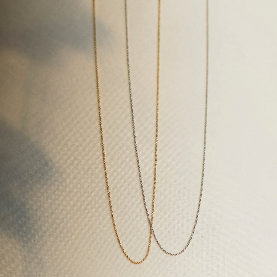 Signaturkedja Ebba, 18k gult guld / vitguld