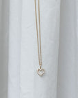 Diamanthjärta Astrid, 18k Astrid 18k Diamond Heart Necklace